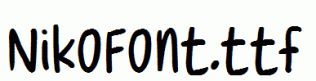 NikoFont.ttf