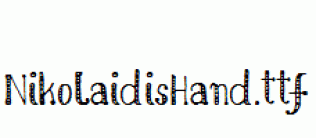 NikolaidisHand.ttf