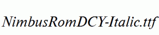 NimbusRomDCY-Italic.ttf