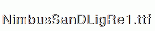 NimbusSanDLigRe1.ttf