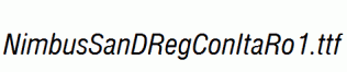 NimbusSanDRegConItaRo1.ttf