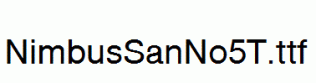 NimbusSanNo5T.ttf
