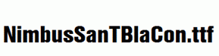 NimbusSanTBlaCon.ttf
