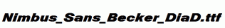Nimbus_Sans_Becker_DiaD.ttf