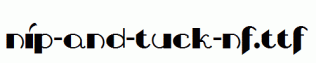 Nip-And-Tuck-NF.ttf