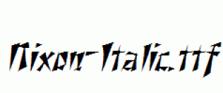 Nixon-Italic.ttf