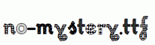 No-Mystery.ttf