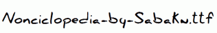 Nonciclopedia-by-Sabaku.ttf