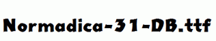 Normadica-31-DB.ttf