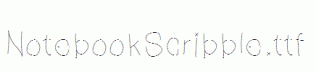 NotebookScribble.ttf