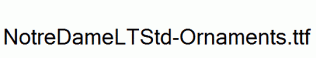 NotreDameLTStd-Ornaments.ttf