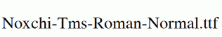 Noxchi-Tms-Roman-Normal.ttf