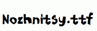 Nozhnitsy.ttf