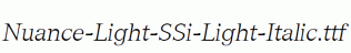 Nuance-Light-SSi-Light-Italic.ttf