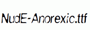 NudE-Anorexic.ttf