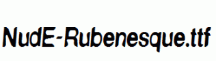 NudE-Rubenesque.ttf