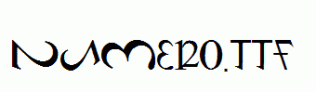 Numero.ttf