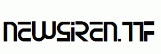 newsiren.ttf