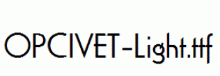 OPCIVET-Light.ttf