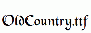 OldCountry.ttf