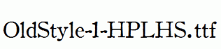 OldStyle-1-HPLHS.ttf