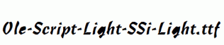 Ole-Script-Light-SSi-Light.ttf