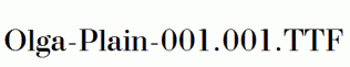 Olga-Plain-001.001.ttf