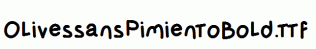 OlivessansPimientoBold.ttf