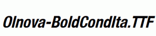 Olnova-BoldCondIta.ttf