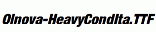 Olnova-HeavyCondIta.ttf