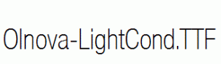 Olnova-LightCond.ttf