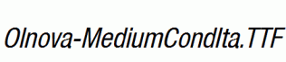 Olnova-MediumCondIta.ttf
