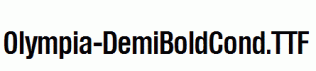 Olympia-DemiBoldCond.ttf