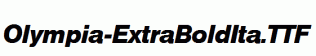 Olympia-ExtraBoldIta.ttf