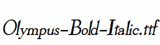 Olympus-Bold-Italic.ttf