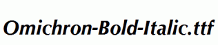Omichron-Bold-Italic.ttf
