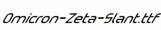 Omicron-Zeta-Slant.ttf