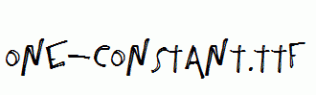 One-Constant.ttf
