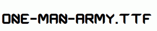 One-Man-Army.ttf