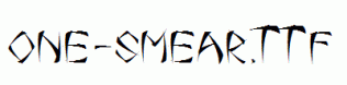 One-Smear.ttf