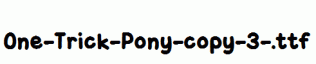 One-Trick-Pony-copy-3-.ttf