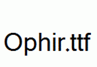 Ophir.ttf