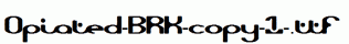 Opiated-BRK-copy-1-.ttf
