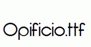 Opificio.ttf