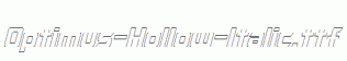 Optimus-Hollow-Italic.ttf