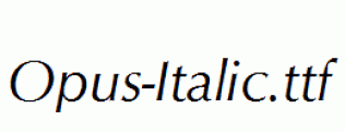 Opus-Italic.ttf