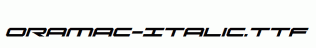 Oramac-Italic.ttf