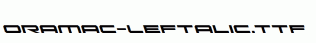 Oramac-Leftalic.ttf