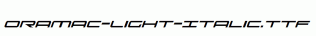 Oramac-Light-Italic.ttf