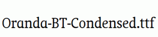 Oranda-BT-Condensed.ttf
